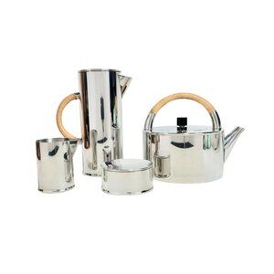 Vintage Royal Selangor Pewter Tea & Coffee Set by Erik Magnussen – 5 Pieces